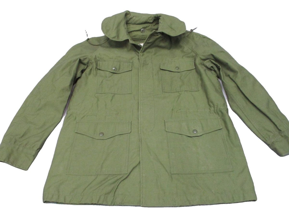 Vintage 1965 USAF OG-107 Field Coat Jacket John Ownbey Medium Long Vietnam Era