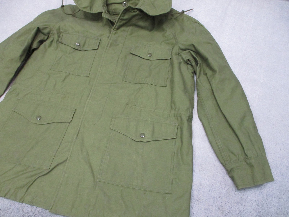 Vintage 1965 USAF OG-107 Field Coat Jacket John Ownbey Medium Long Vietnam Era