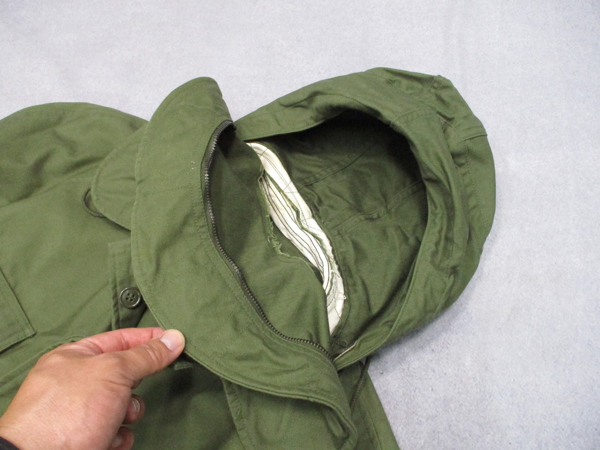 Vintage 1965 USAF OG-107 Field Coat Jacket John Ownbey Medium Long Vietnam Era