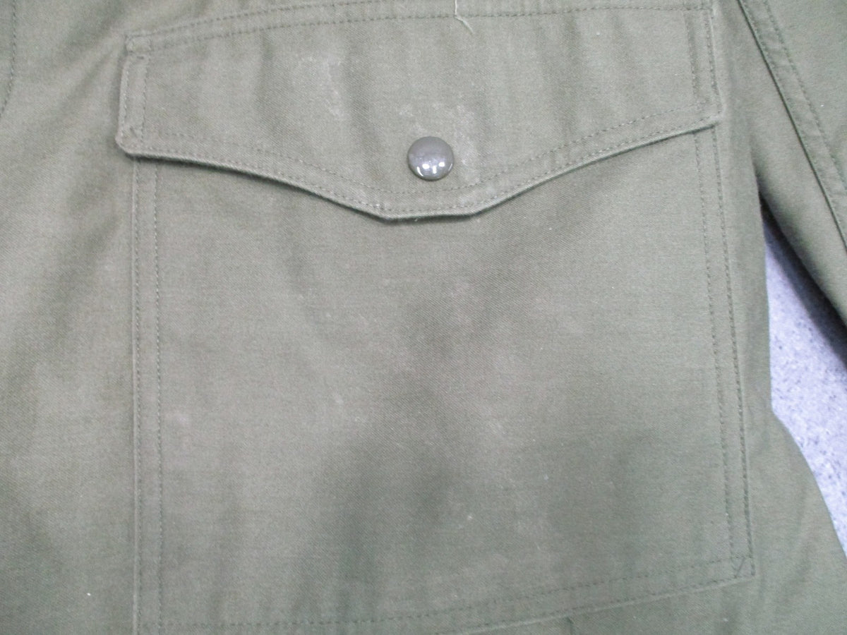 Vintage 1965 USAF OG-107 Field Coat Jacket John Ownbey Medium Long Vietnam Era
