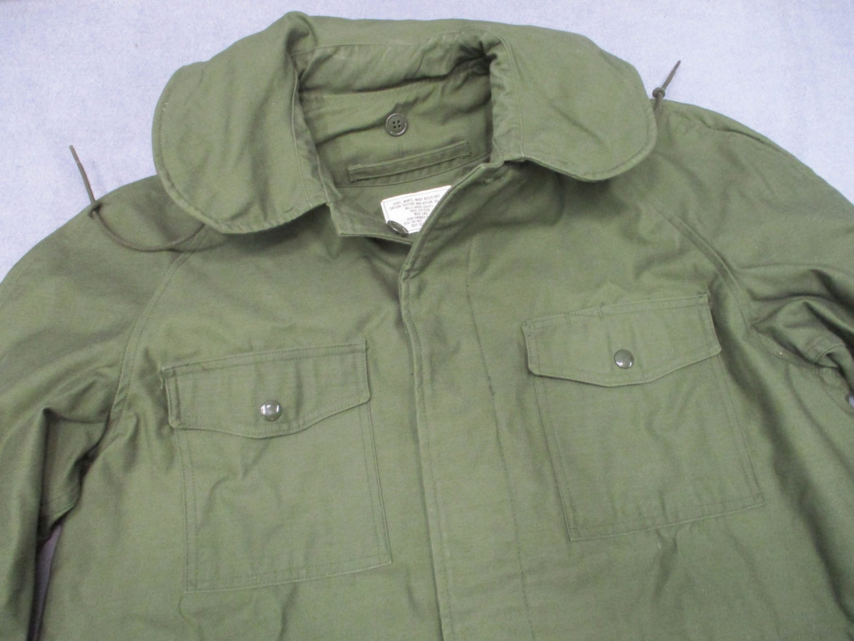 Vintage 1965 USAF OG-107 Field Coat Jacket John Ownbey Medium Long Vietnam Era