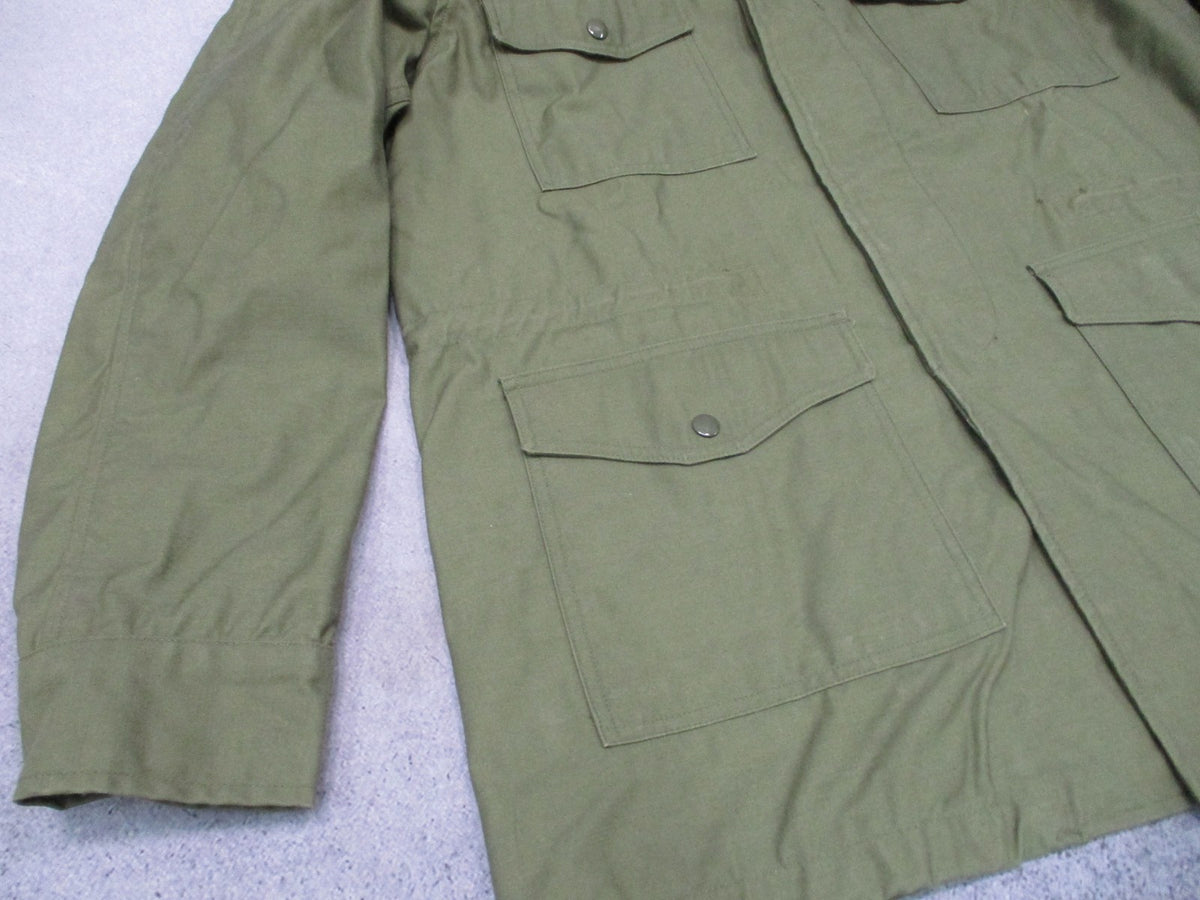 Vintage 1965 USAF OG-107 Field Coat Jacket John Ownbey Medium Long Vietnam Era