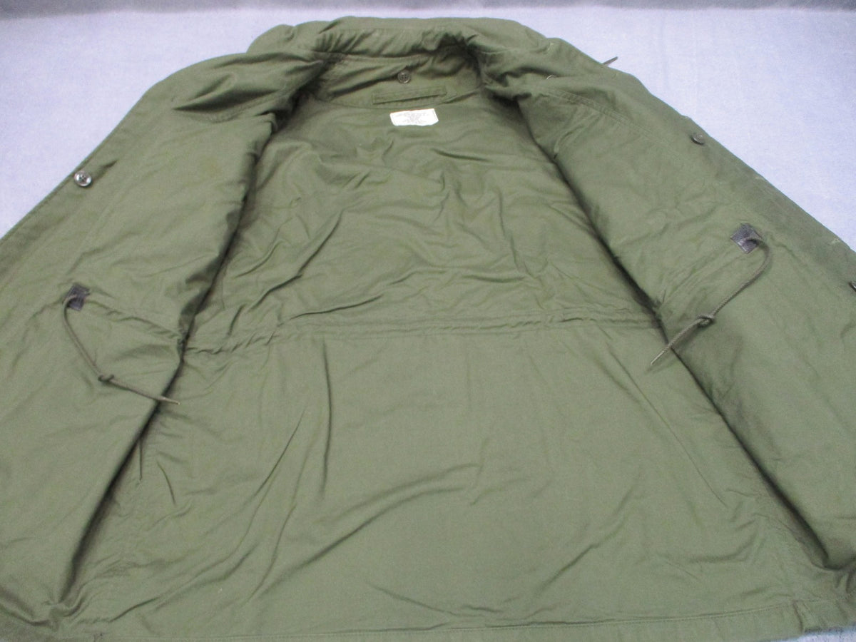 Vintage 1965 USAF OG-107 Field Coat Jacket John Ownbey Medium Long Vietnam Era