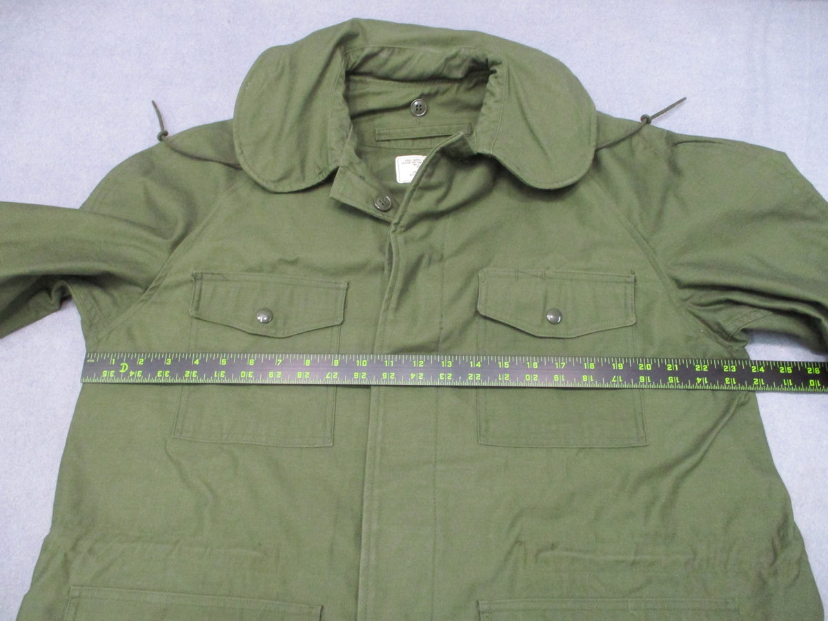 Vintage 1965 USAF OG-107 Field Coat Jacket John Ownbey Medium Long Vietnam Era