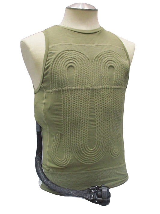 Gibson Barnes ECV Cooling Vest Small 34-38 Bradley Tan 499 NSN 8415-01-694-1162