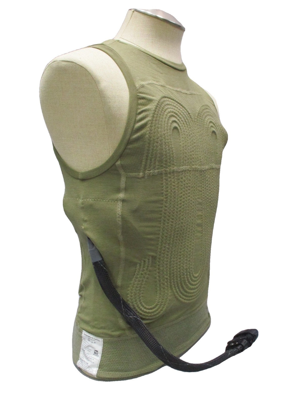 Gibson Barnes ECV Cooling Vest Small 34-38 Bradley Tan 499 NSN 8415-01-694-1162