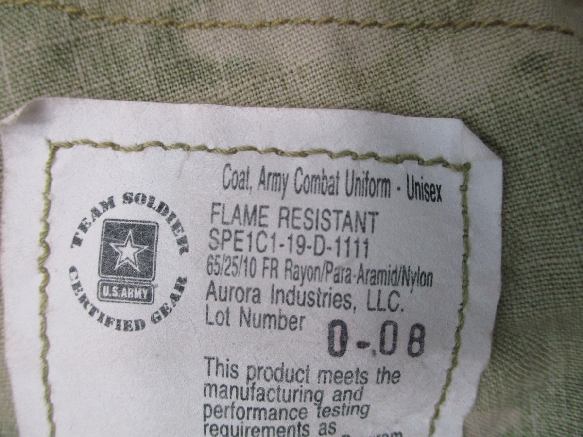 USGI Army FRACU Coat Scorpion OCP Large Regular FR NSN 8415-01-598-9996