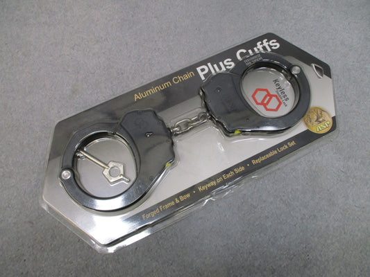 ASP Aluminum Chain Ultra Plus Handcuffs Keyless Double Lock New