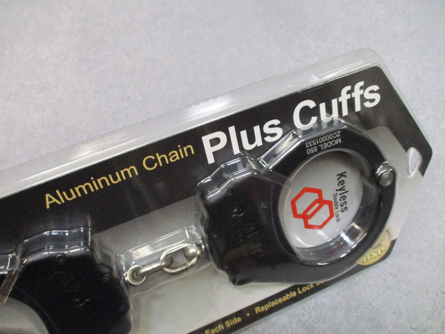 ASP Aluminum Chain Ultra Plus Handcuffs Keyless Double Lock New