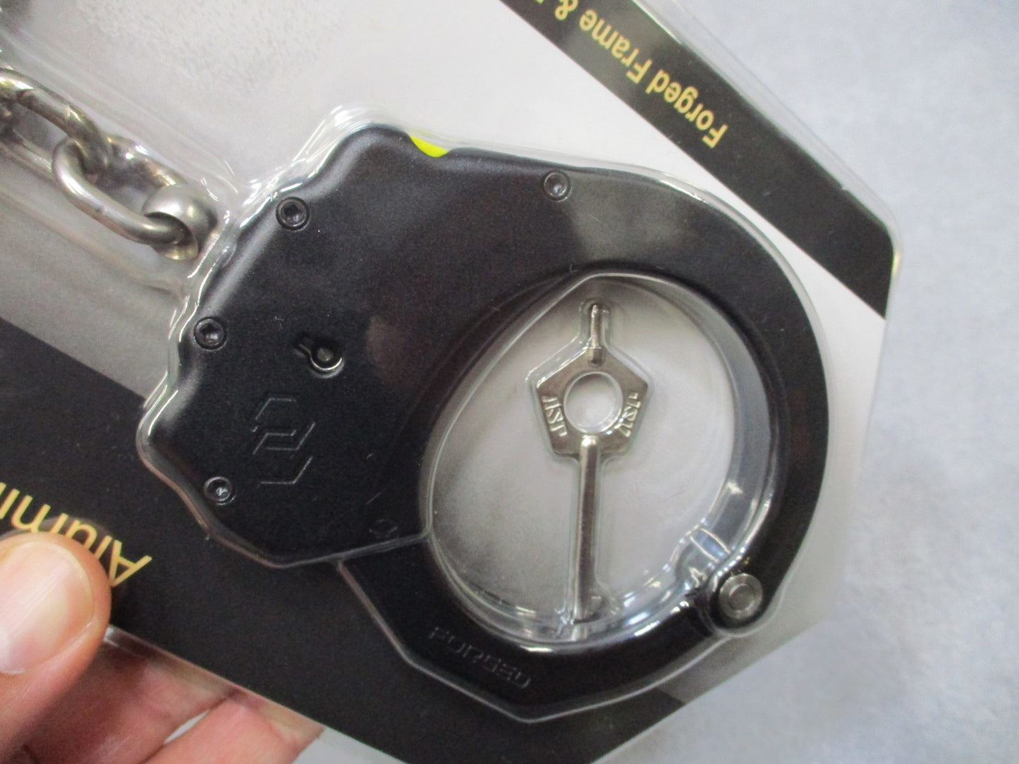 ASP Aluminum Chain Ultra Plus Handcuffs Keyless Double Lock New