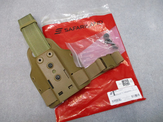 Safariland 6004 Tactical Leg Shroud Coyote Brown Injection Molded Holster Mount