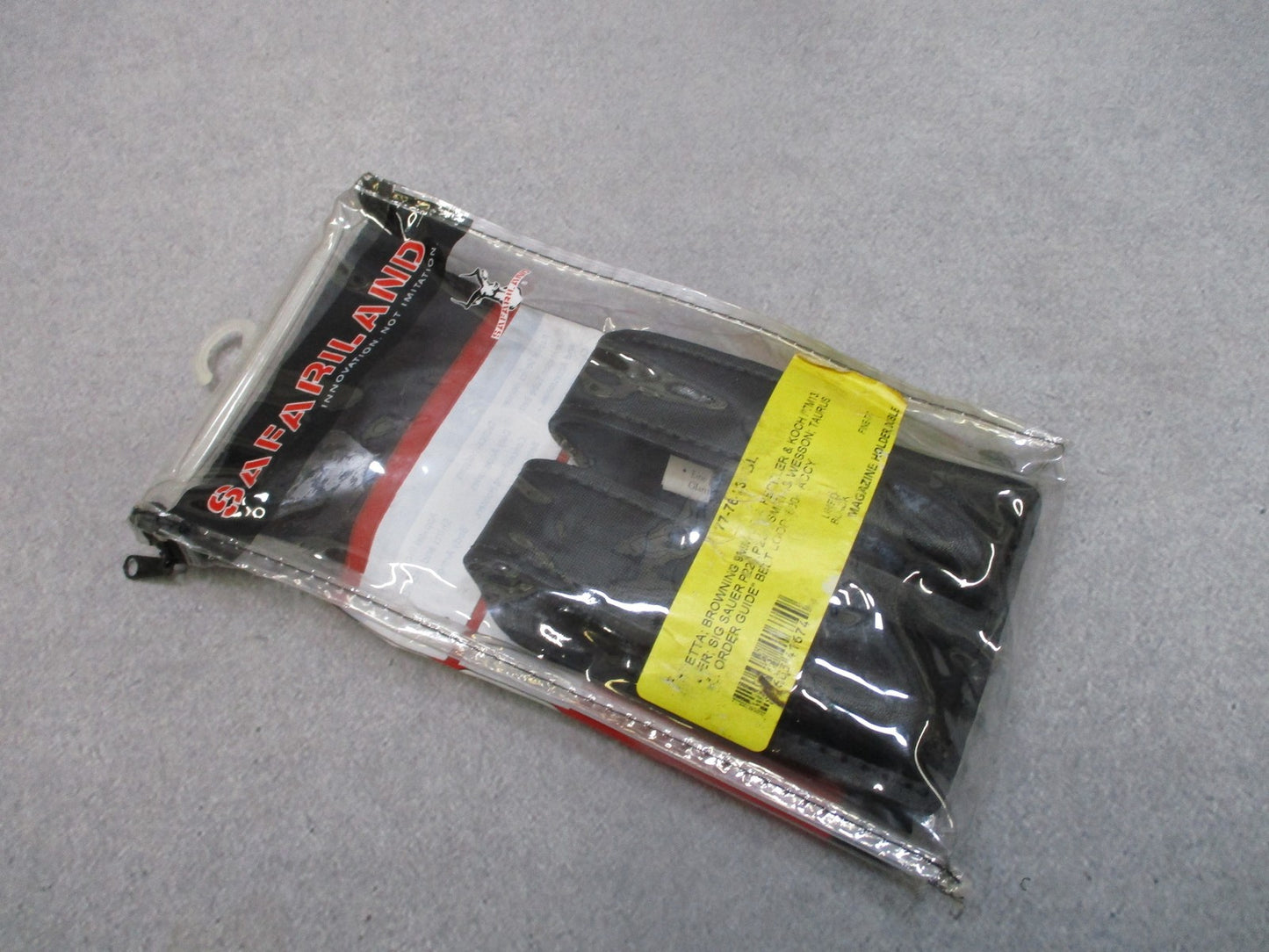 Safariland 77-76-23 Black Double Magazine Holder Belt Loop Pistol Mag Pouch
