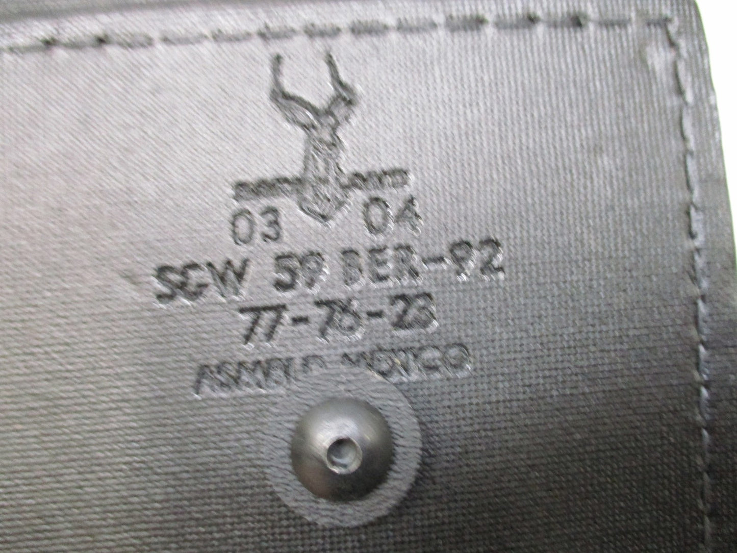 Safariland 77-76-23 Black Double Magazine Holder Belt Loop Pistol Mag Pouch