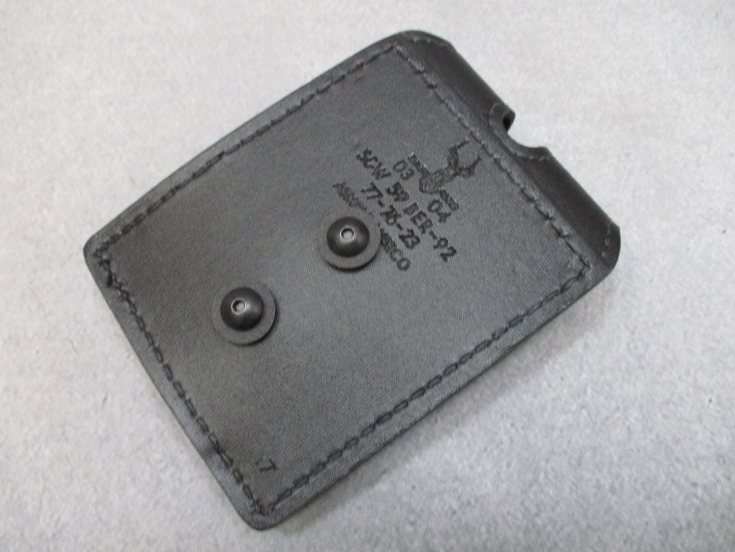 Safariland 77-76-23 Black Double Magazine Holder Belt Loop Pistol Mag Pouch