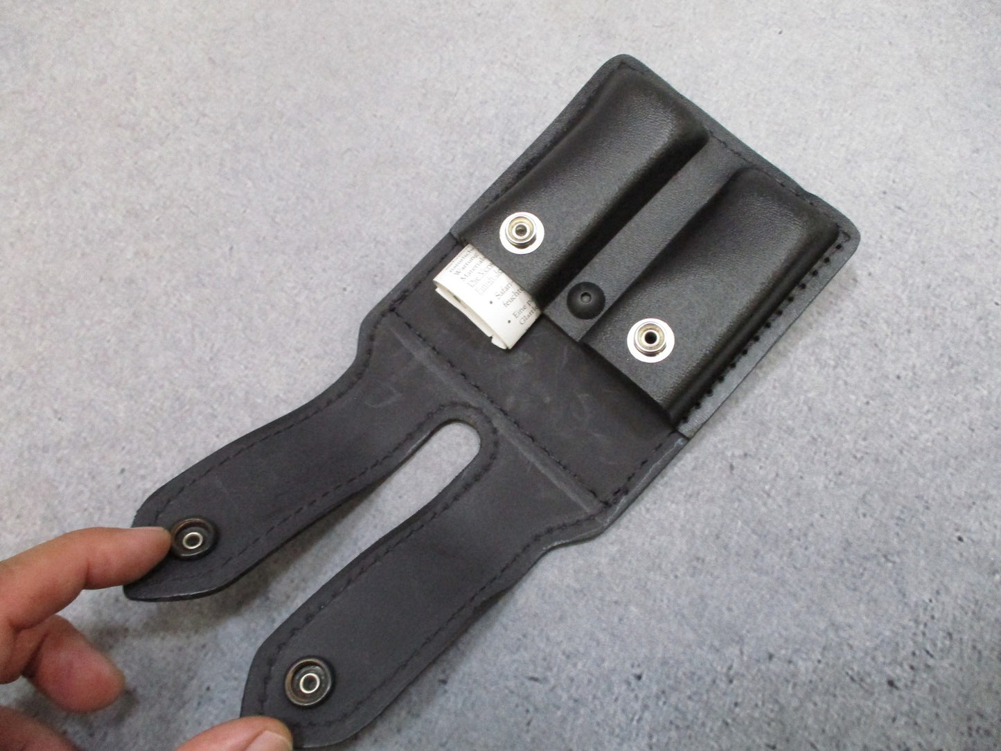 Safariland 77-76-23 Black Double Magazine Holder Belt Loop Pistol Mag Pouch