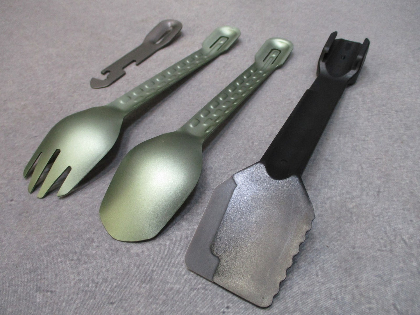 Gerber Compleat Lightweight Utensil Set Spatula Fork Spoon Tongs Multi-Tool New