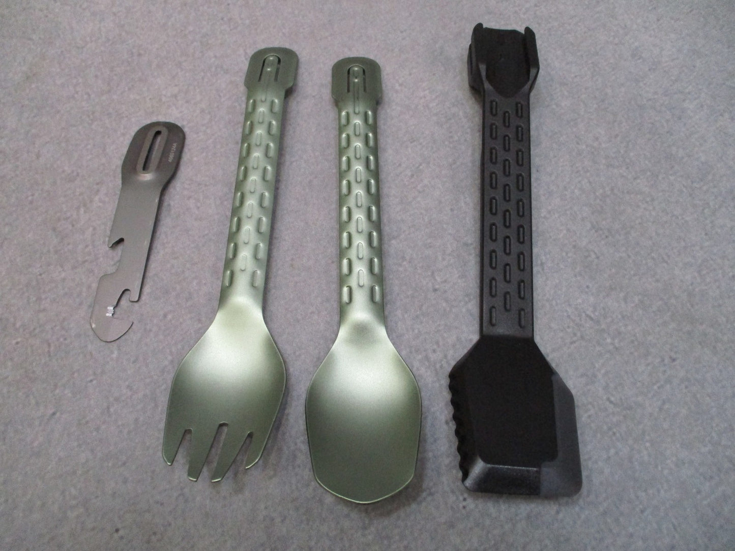 Gerber Compleat Lightweight Utensil Set Spatula Fork Spoon Tongs Multi-Tool New