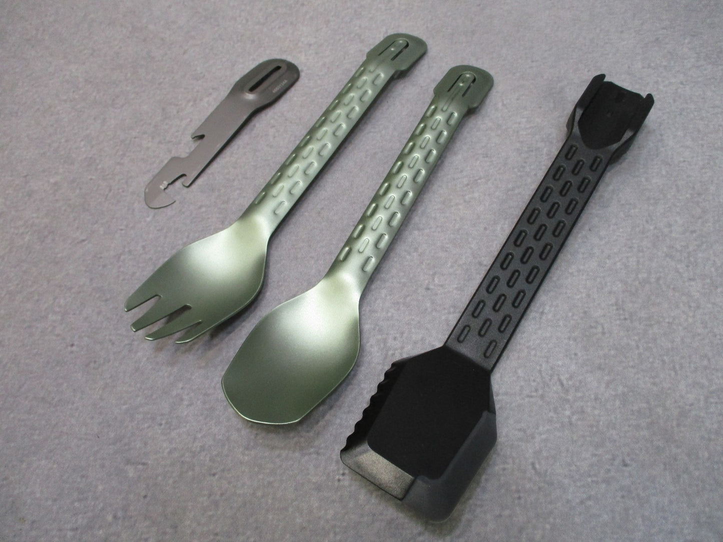 Gerber Compleat Lightweight Utensil Set Spatula Fork Spoon Tongs Multi-Tool New