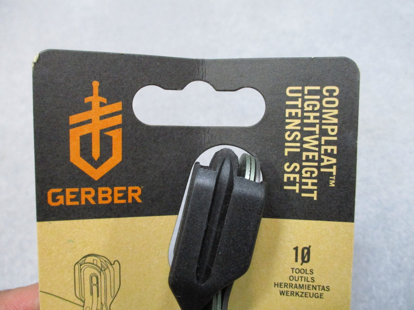Gerber Compleat Lightweight Utensil Set Spatula Fork Spoon Tongs Multi-Tool New
