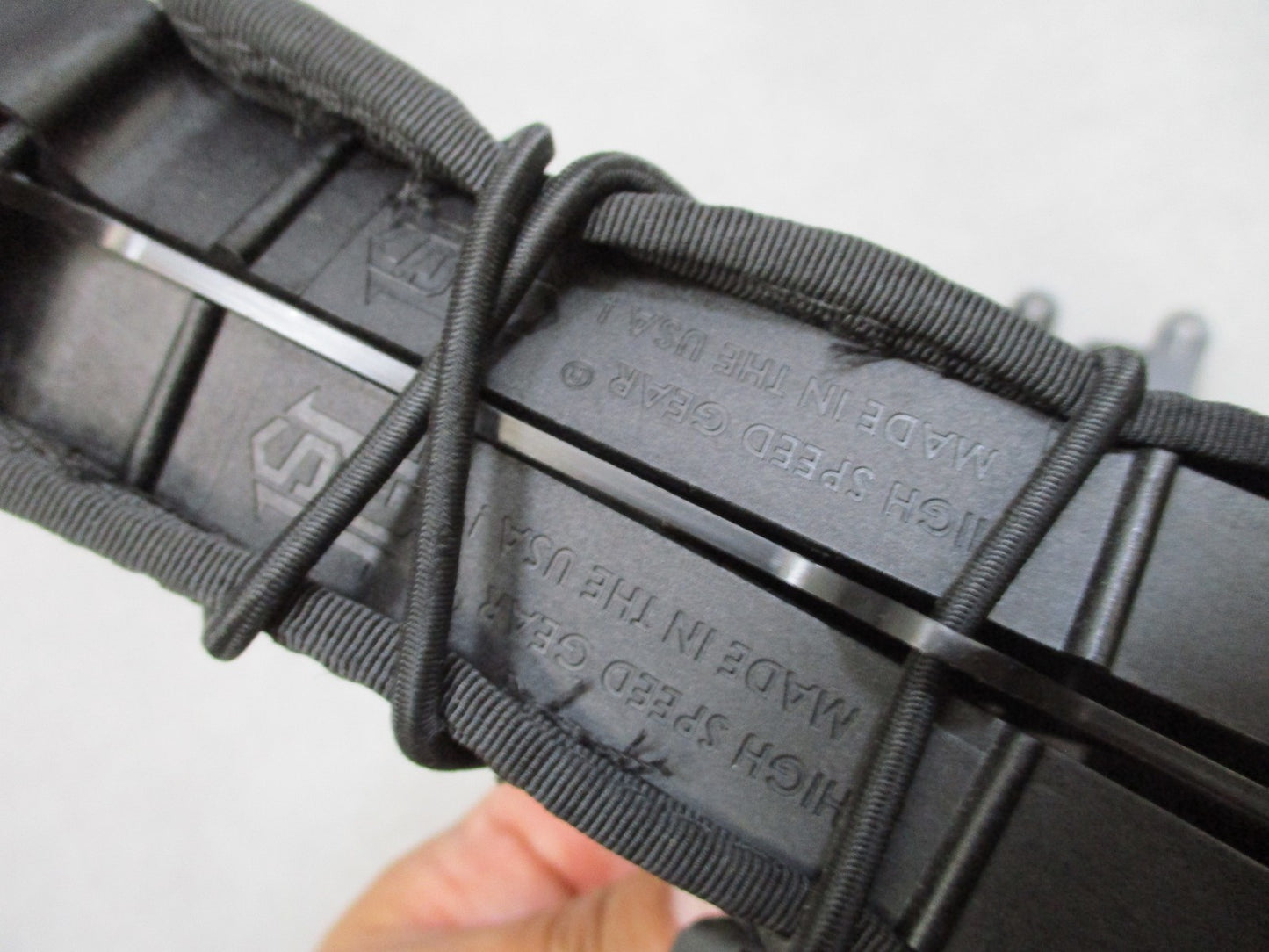 High Speed Gear X2R TACO MOLLE Double Rifle Mag Pouch Black NEW w/ Clips