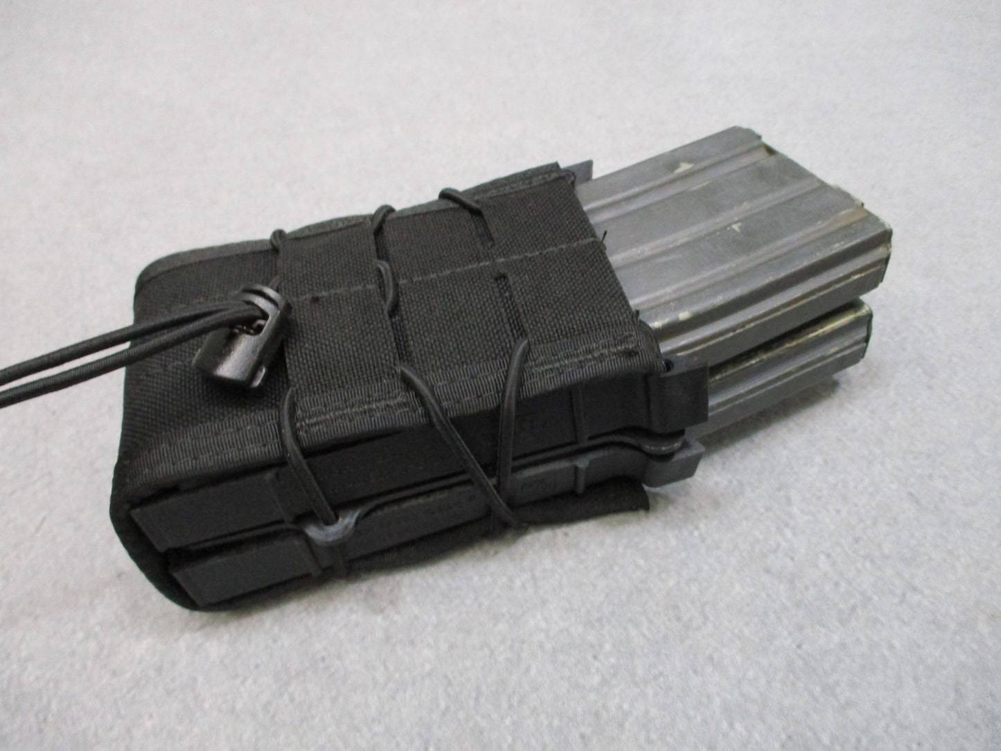High Speed Gear X2R TACO MOLLE Double Rifle Mag Pouch Black NEW w/ Clips