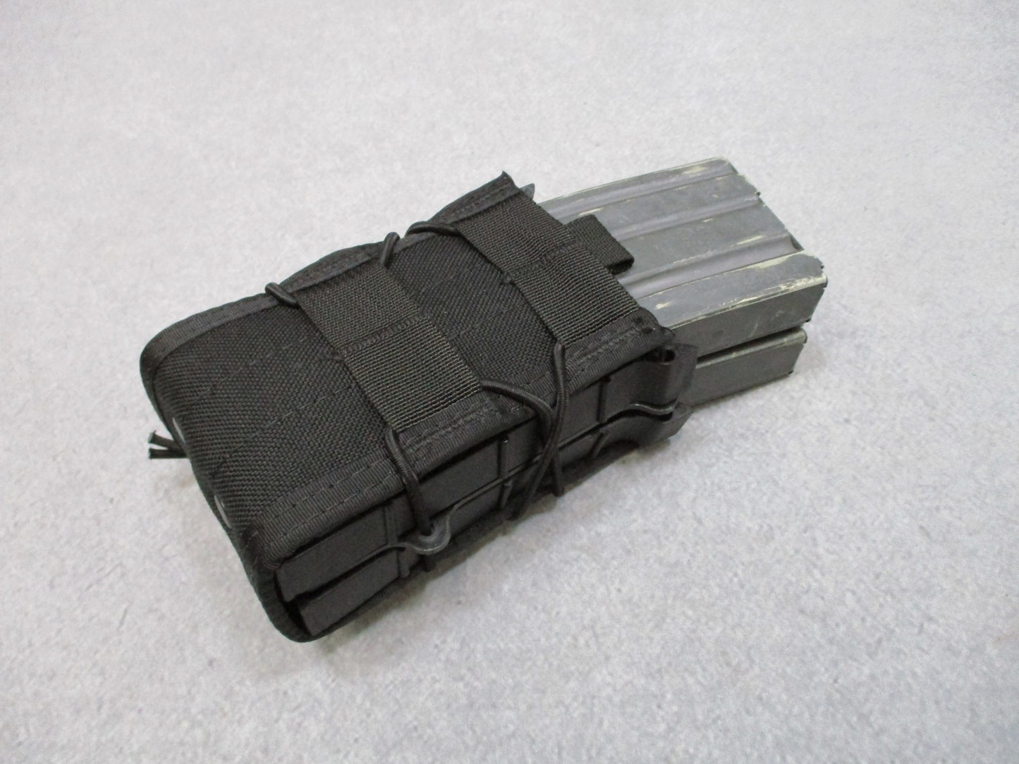 High Speed Gear X2R TACO MOLLE Double Rifle Mag Pouch Black NEW w/ Clips