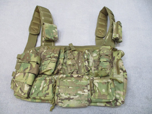VooDoo MultiCam Tactical Chest Rig Vest MOLLE Magazine Pouch Gear OCP Loadout