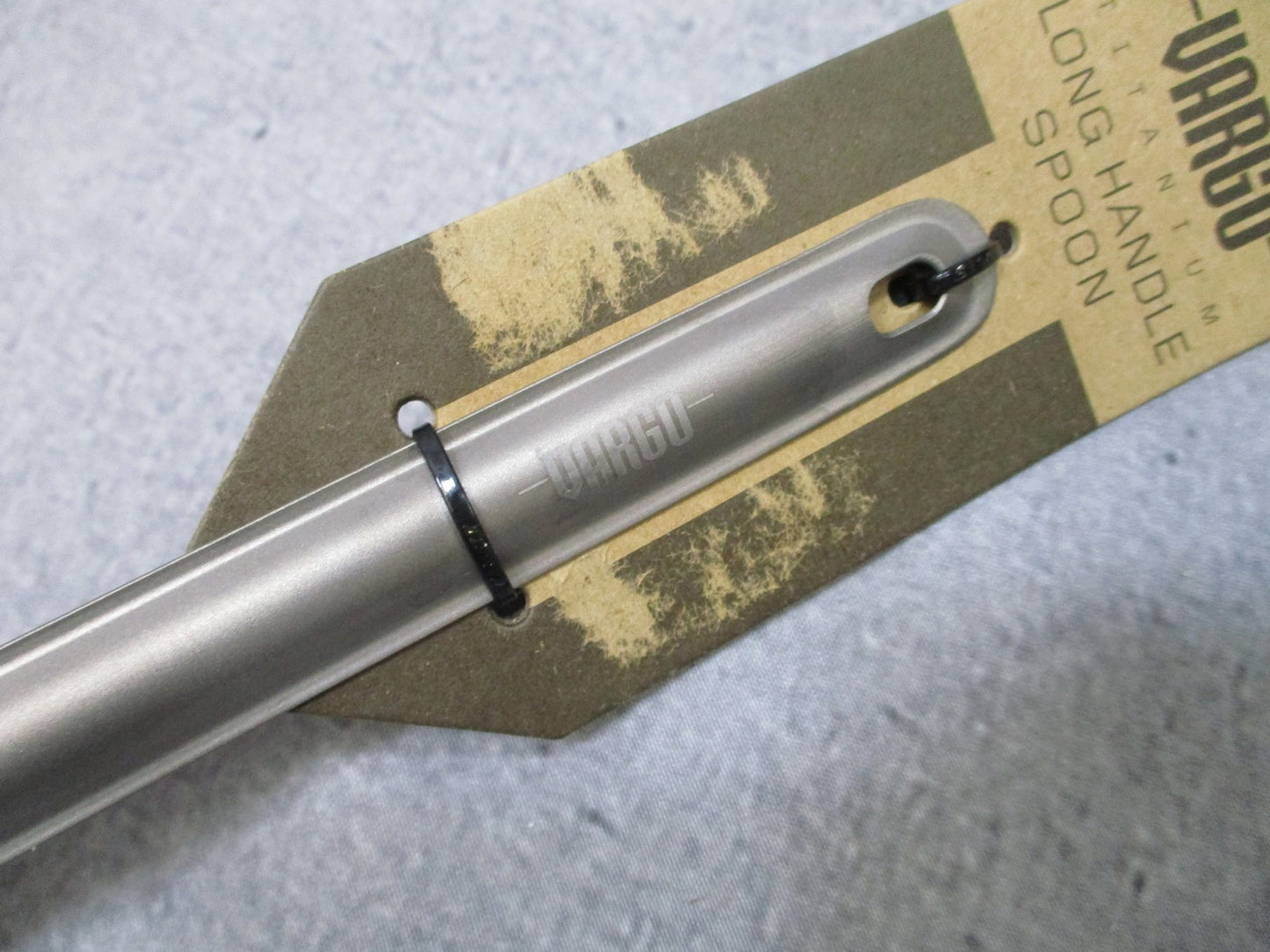 Vargo Titanium Long Handle Spoon 8.5" Camping Backpacking Utensil - NEW