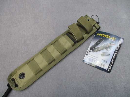 HOGUE 35043 Knife Sheath 12" Fixed Blade Milspec Ballistic Nylon Tan FREE SHIP