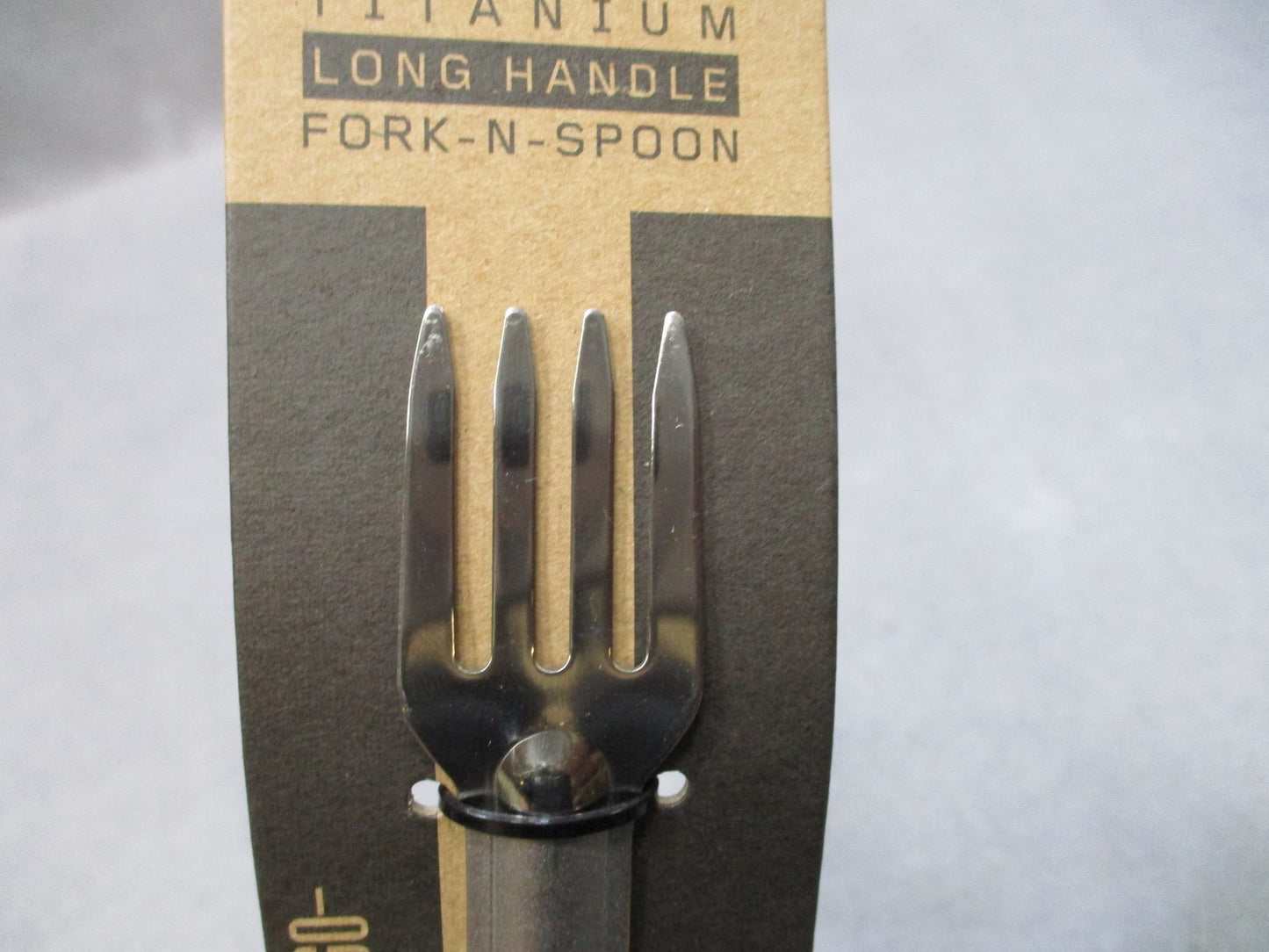 VARGO Titanium Long Handle Fork-n-Spoon Camping Hiking Utensil New