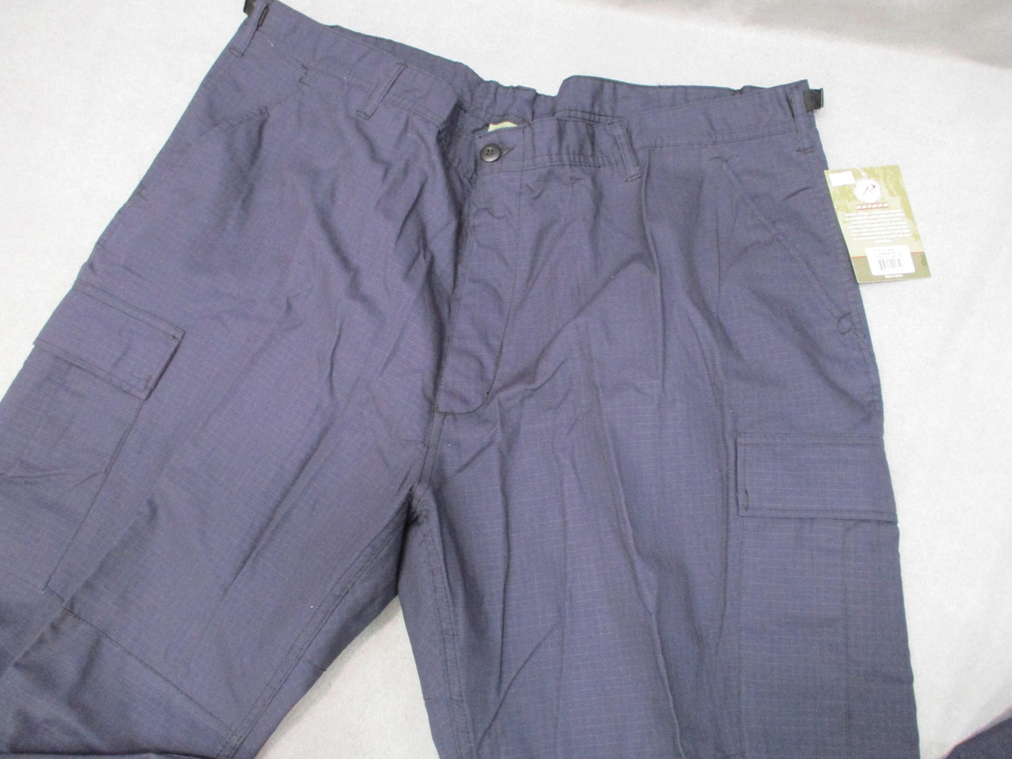 Rothco BDU Cargo Pants 3XL Regular 100% Cotton Ripstop Tactical Midnight Navy