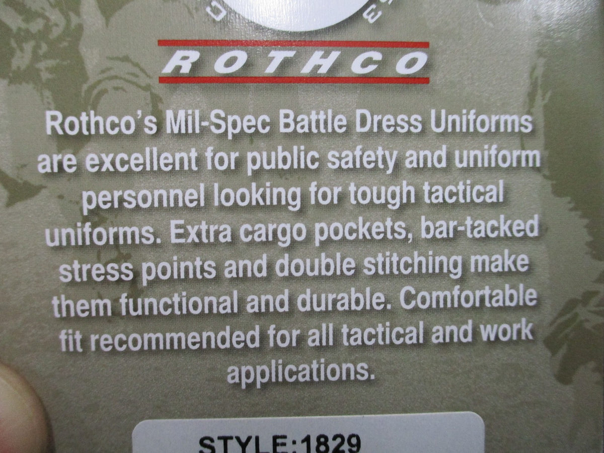 Rothco BDU Cargo Pants 3XL Regular 100% Cotton Ripstop Tactical Midnight Navy