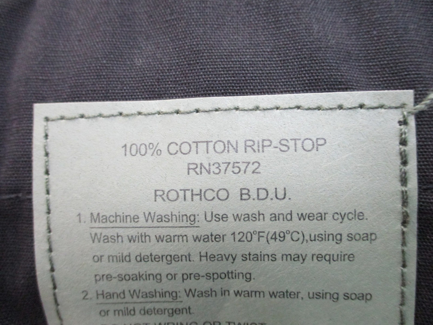 Rothco BDU Cargo Pants 3XL Regular 100% Cotton Ripstop Tactical Midnight Navy
