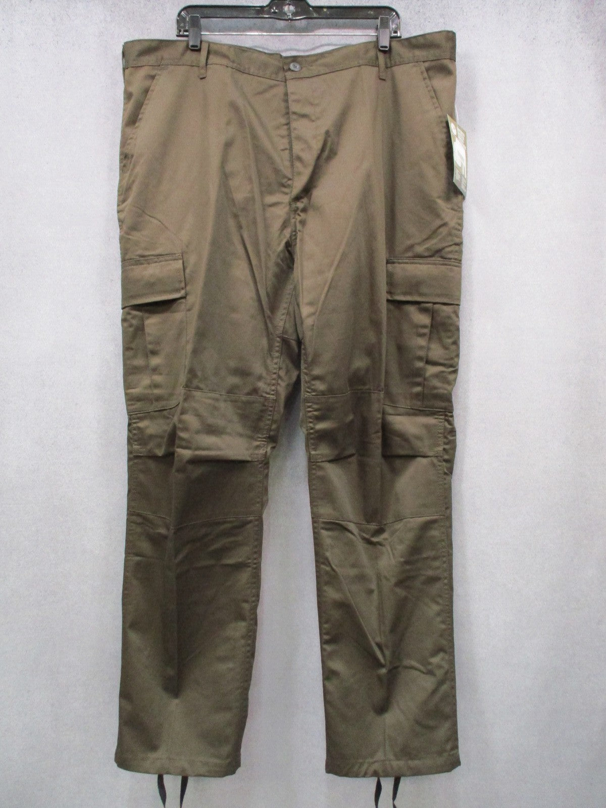 New Rothco BDU Tactical Pants Brown XL Regular 8578 Adjustable Waist Reinforced