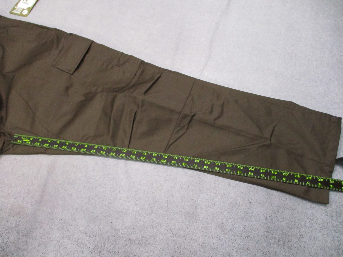 New Rothco BDU Tactical Pants Brown XL Regular 8578 Adjustable Waist Reinforced