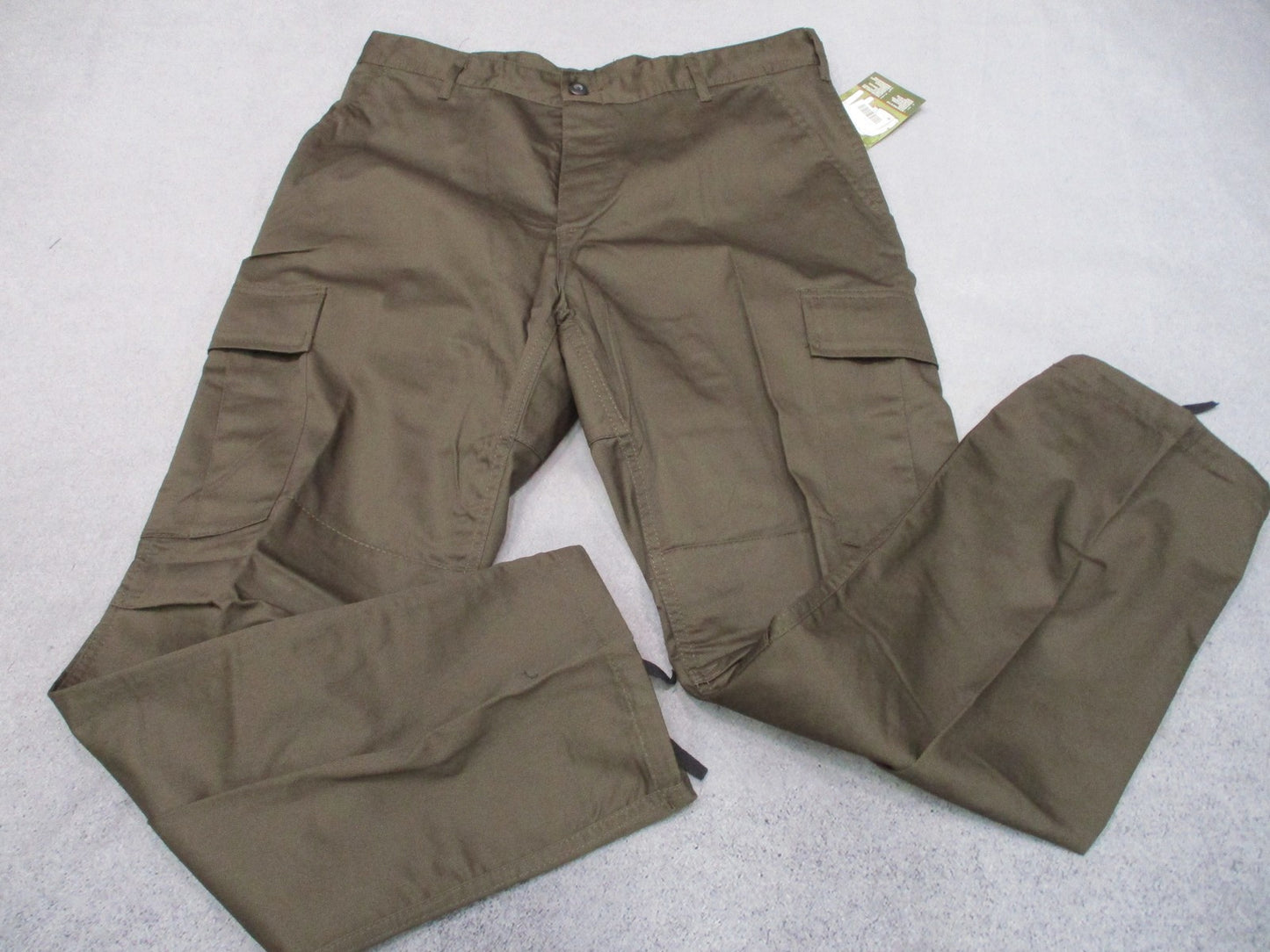 New Rothco BDU Tactical Pants Brown Large Regular 8578 Cargo Military Style