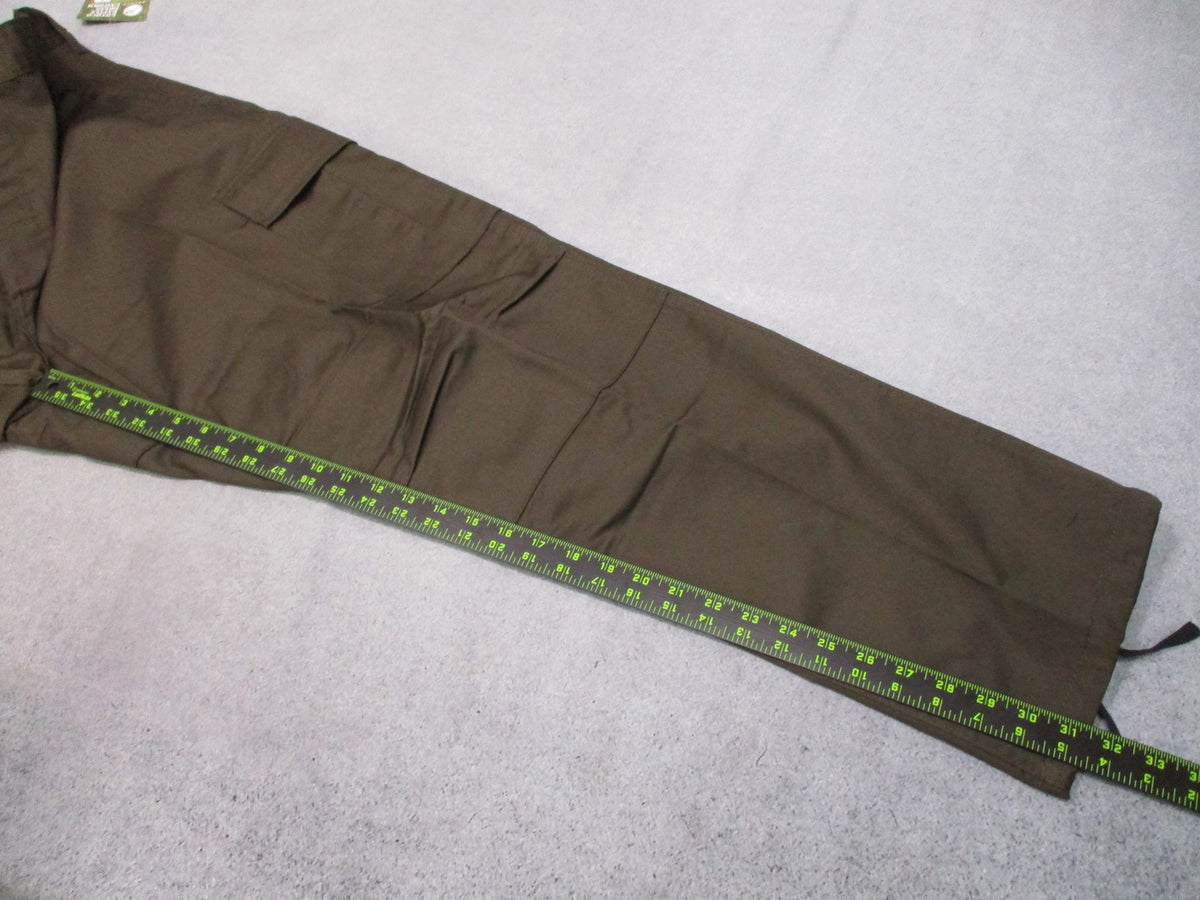New Rothco BDU Tactical Pants Brown Large Regular 8578 Cargo Military Style