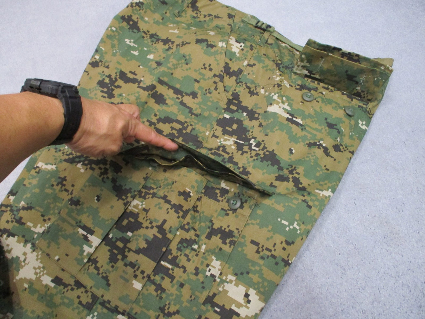 New Fox Outdoor Men's BDU Pants Digital Woodland Camo 2XL Long Tactical Trousers