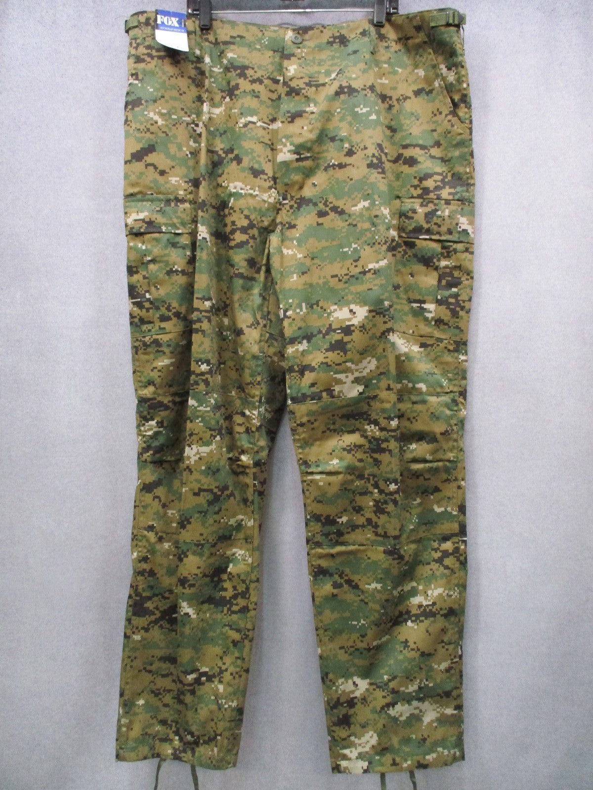 New Fox Outdoor Men's BDU Pants Digital Woodland Camo 2XL Long Tactical Trousers