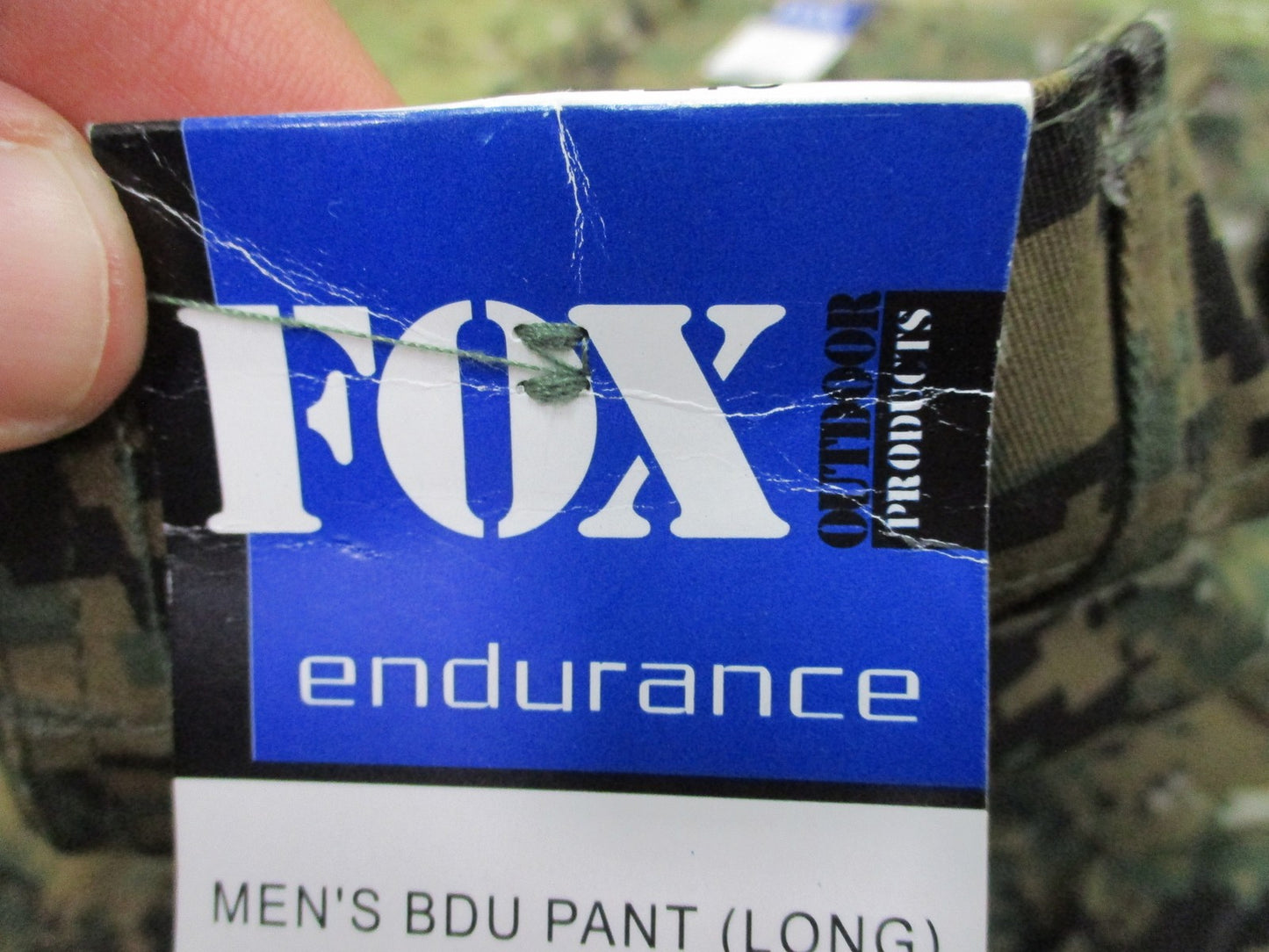 New Fox Outdoor Men's BDU Pants Digital Woodland Camo 2XL Long Tactical Trousers