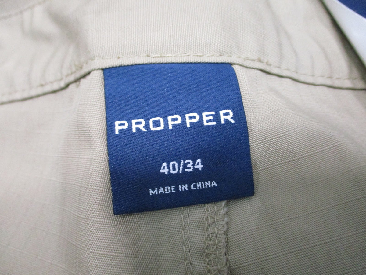 New Propper Men's Tactical Pants Khaki 40x34 Ripstop Cargo Work Uniform Trousers