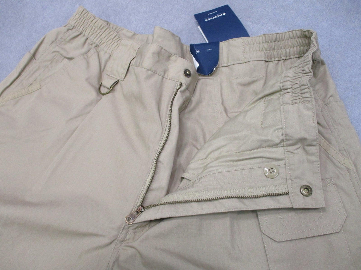 New Propper Men's Tactical Pants Khaki 40x34 Ripstop Cargo Work Uniform Trousers