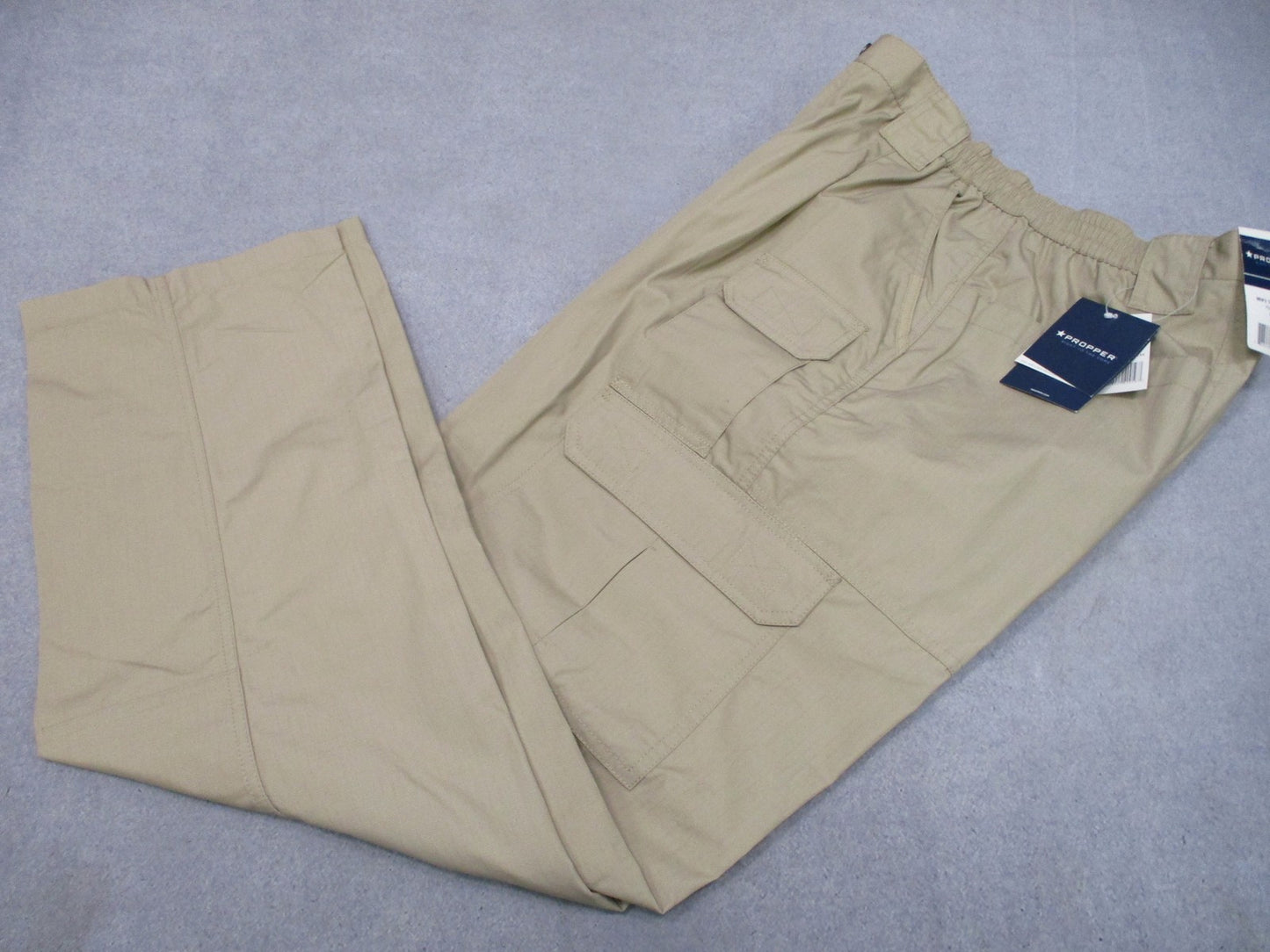 New Propper Men's Tactical Pants Khaki 40x34 Ripstop Cargo Work Uniform Trousers