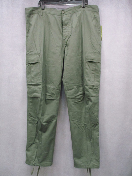 New Rothco BDU Cargo Pants Olive Drab 100% Cotton Rip-Stop Size XL Regular 5935