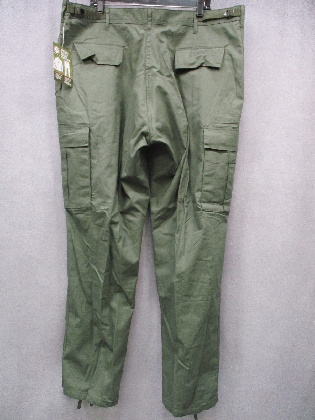 New Rothco BDU Cargo Pants Olive Drab 100% Cotton Rip-Stop Size XL Regular 5935