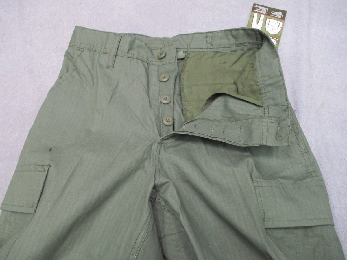 New Rothco BDU Cargo Pants Olive Drab 100% Cotton Rip-Stop Size XL Regular 5935