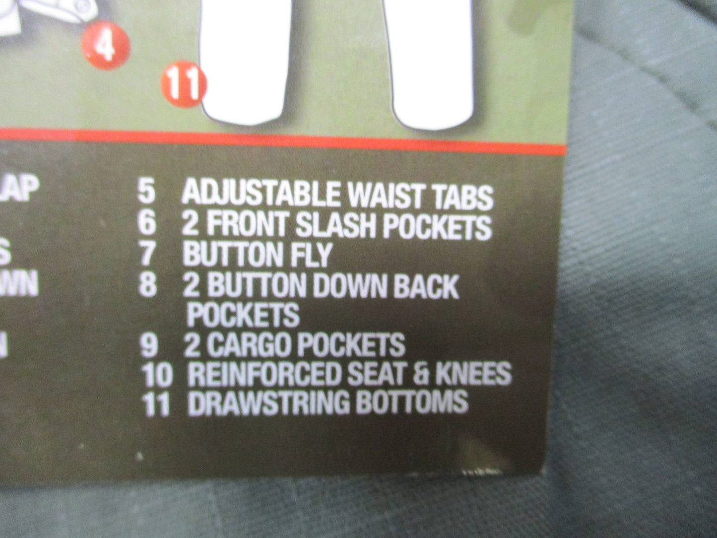 New Rothco BDU Tactical Pants Olive Drab Rip-Stop Small Regular 5935