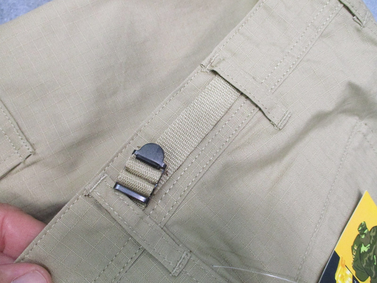 New Rothco Ultra Force BDU Pants Khaki 100% Cotton Rip-Stop Size Small Long 5849