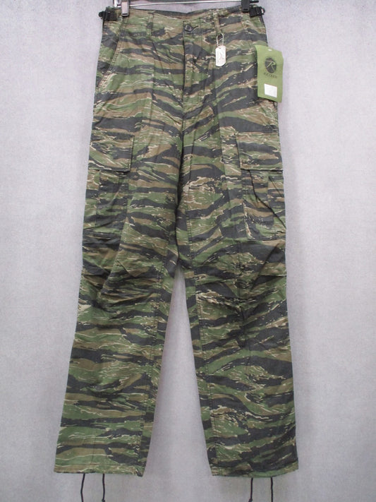 Rothco Vintage Vietnam Tiger Stripe Fatigue Pants Small Regular 100% Cotton NWT