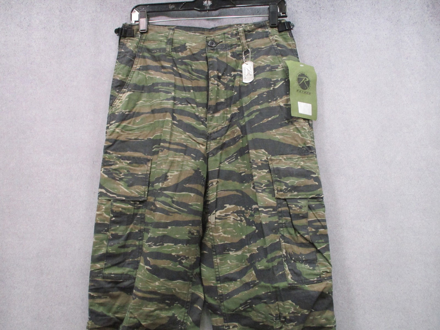 Rothco Vintage Vietnam Tiger Stripe Fatigue Pants Small Regular 100% Cotton NWT
